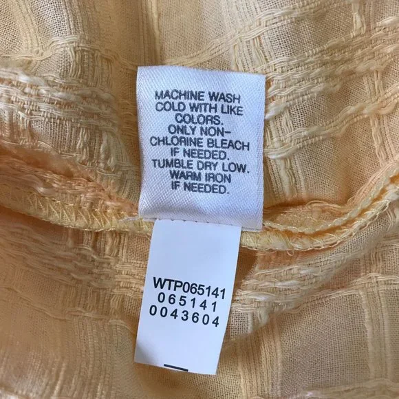 J. Jill Womens Plaid Boxy Lightweight Gauze Pullover Kimono Blouse Top Size L - Picture 9 of 9